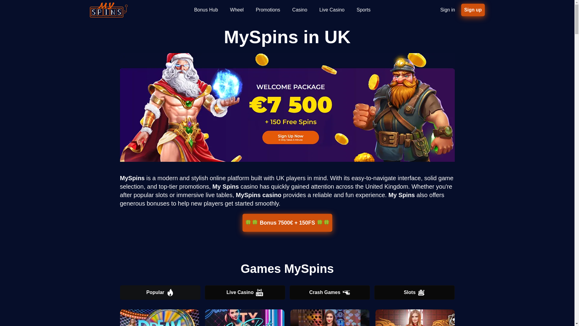 website screenshot of https://myspins-uk-com-10233.pages.dev/
