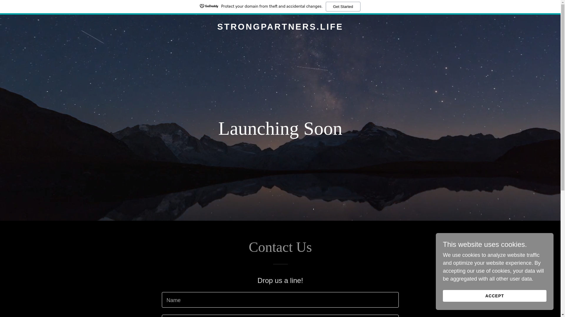 website screenshot of https://strongpartners.life/