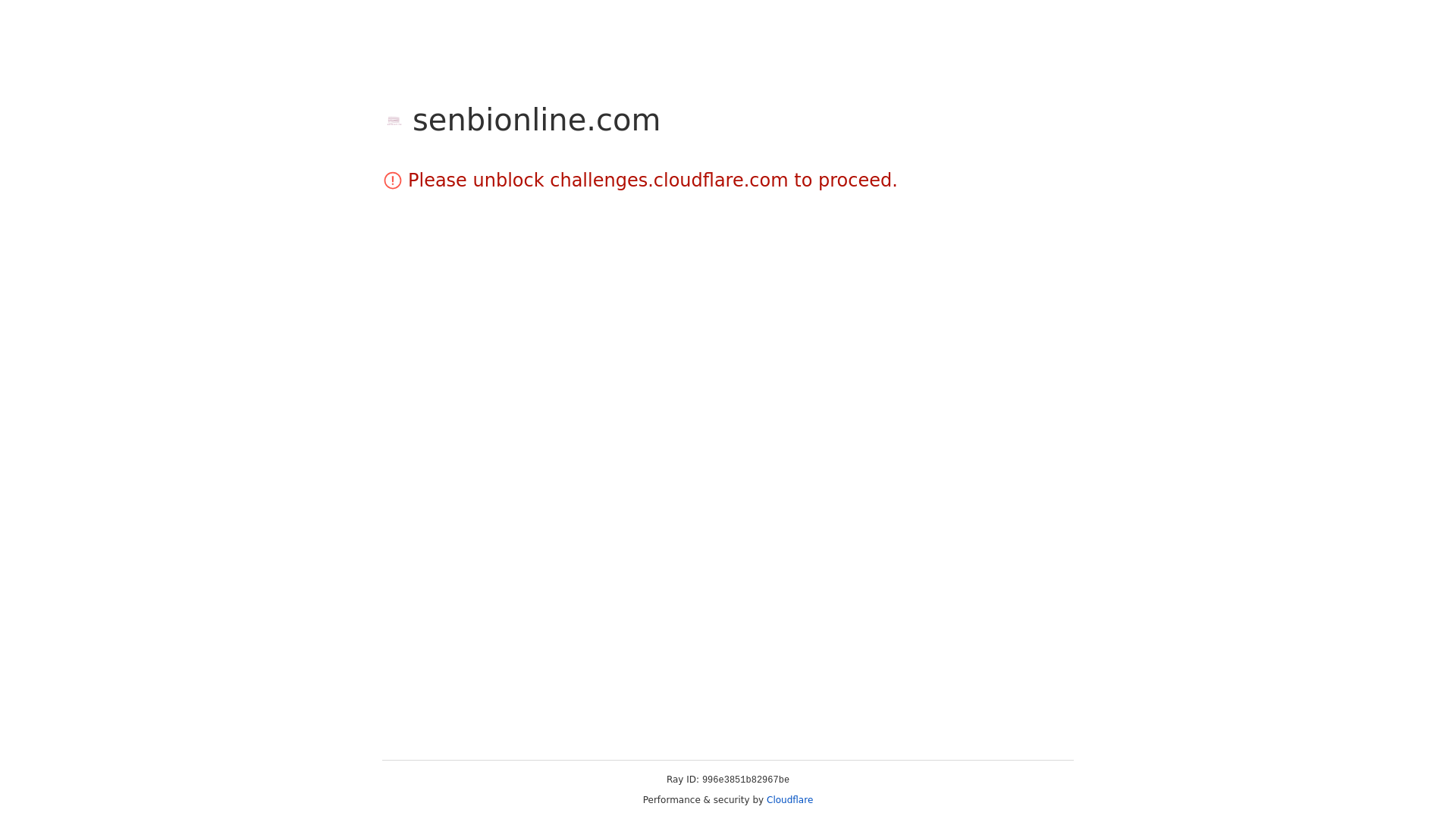 website screenshot of https://senbionline.com/