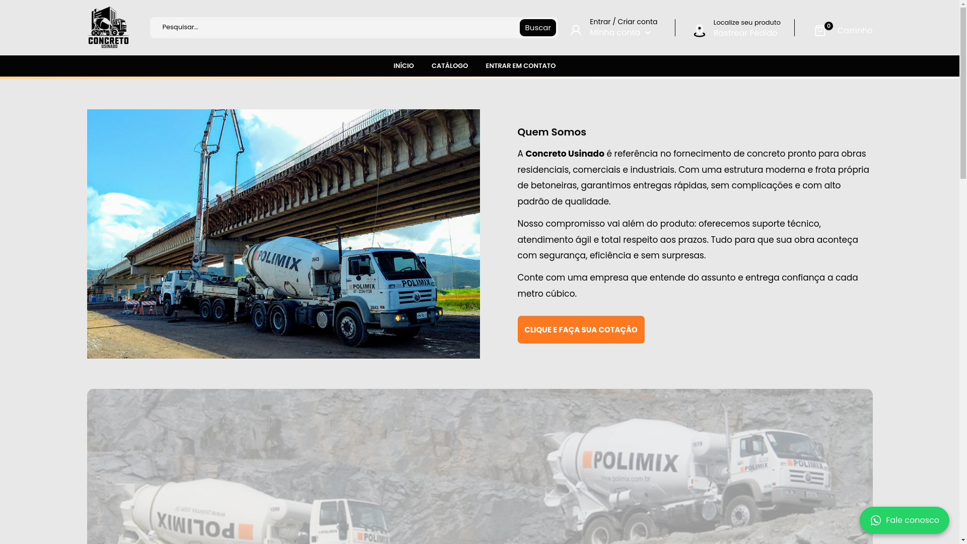 website screenshot of https://concretagempedido.site/