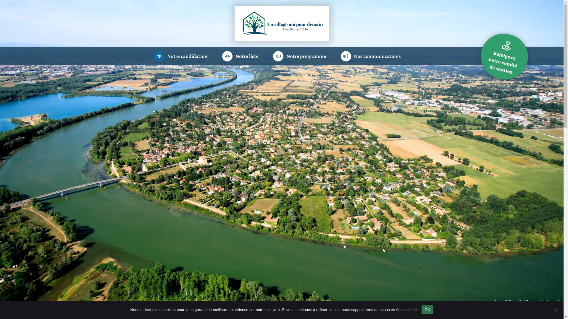 website screenshot of https://saintbernardpourdemain.fr/