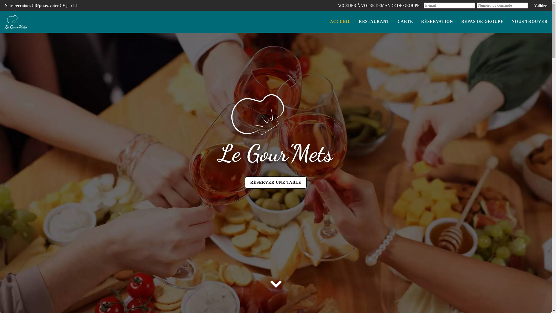 website screenshot of https://le-gour-mets-restaurant-la-verpilliere.fr/