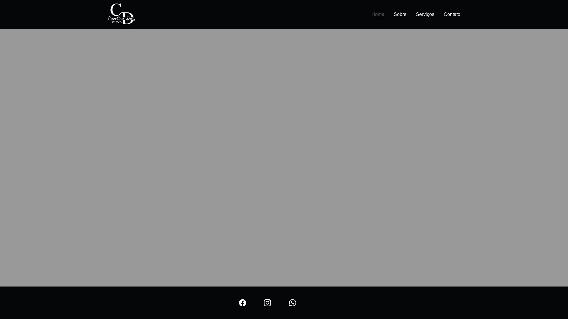 website screenshot of https://studiocarolinadias.com.br/