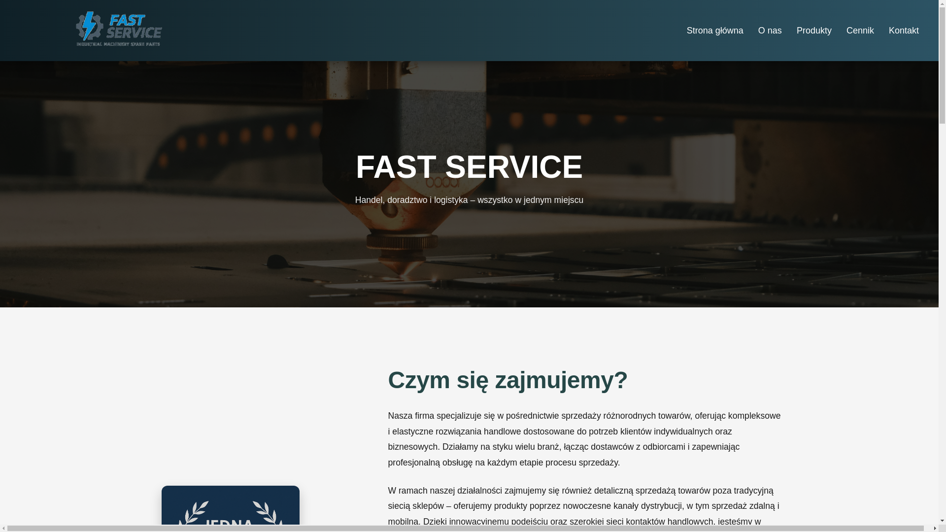 website screenshot of https://fastservice-24.pl/