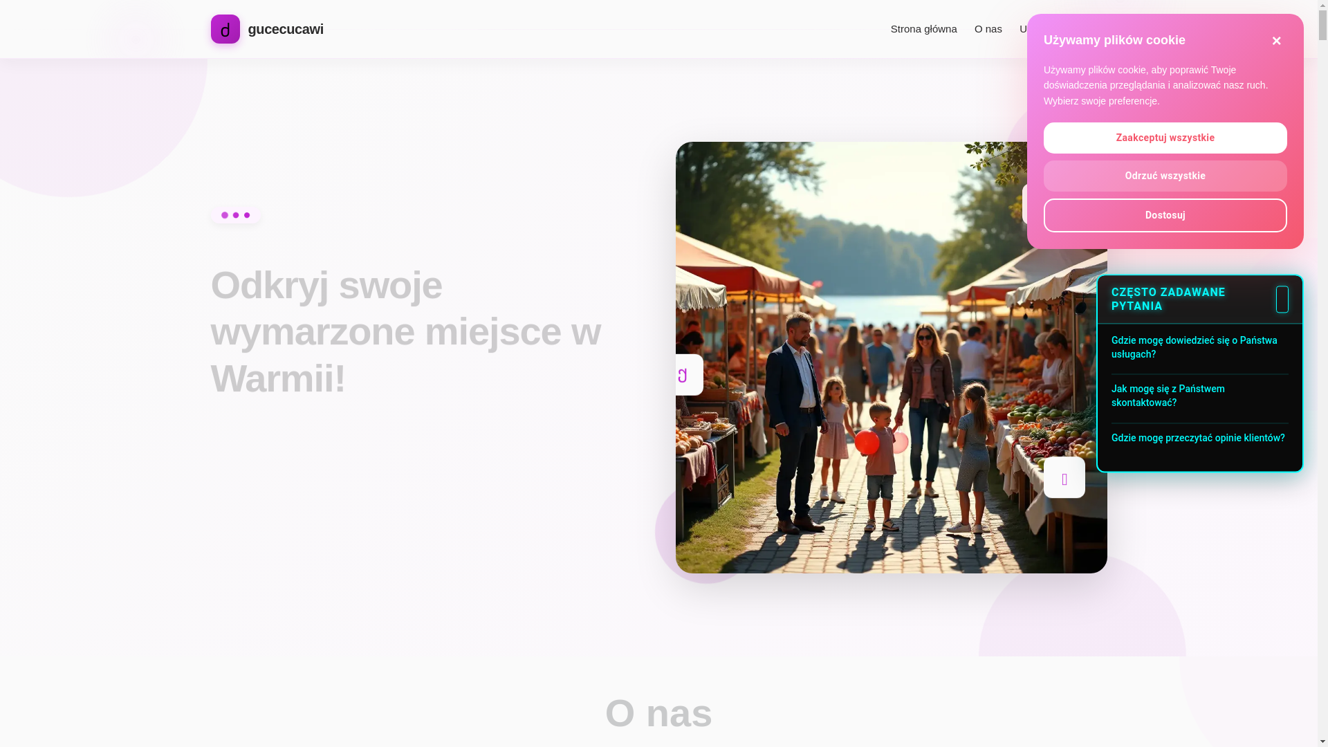 website screenshot of https://gucecucawi.com/