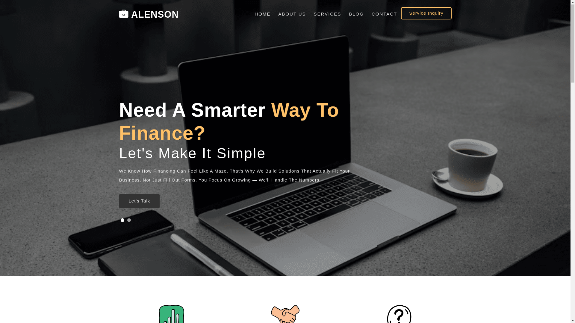 website screenshot of https://alensonlii.pages.dev/