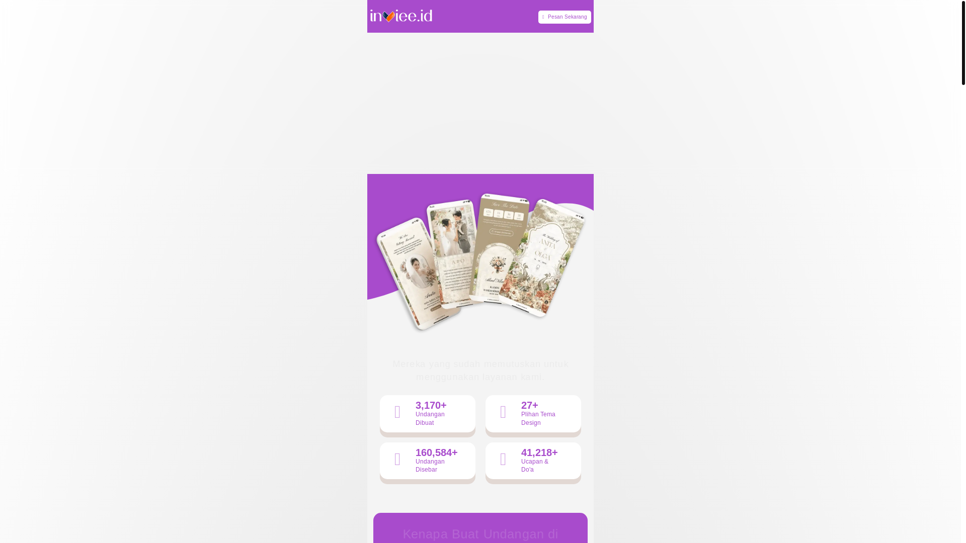 website screenshot of https://inviee.my.id/
