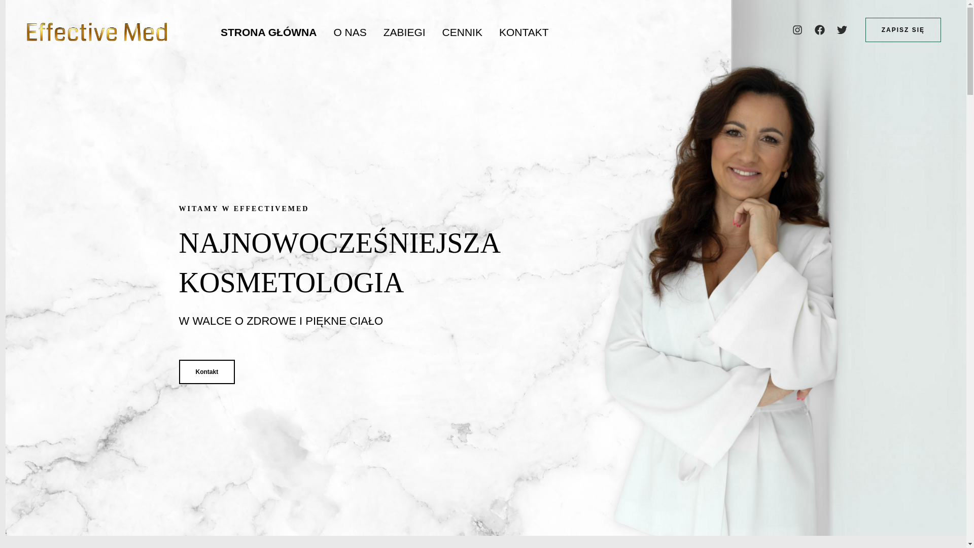 website screenshot of https://effectivemedbp.pl/