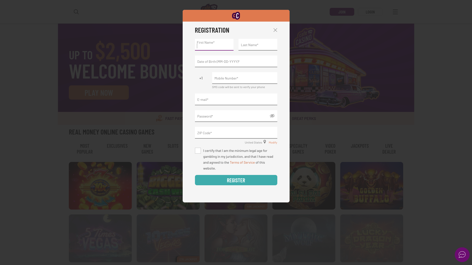 website screenshot of https://oldhavanacasino.live/
