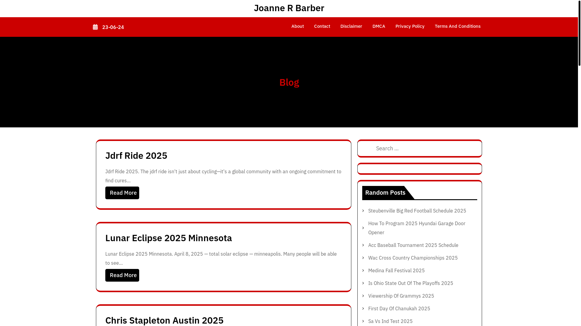 website screenshot of https://joannerbarbere.pages.dev/