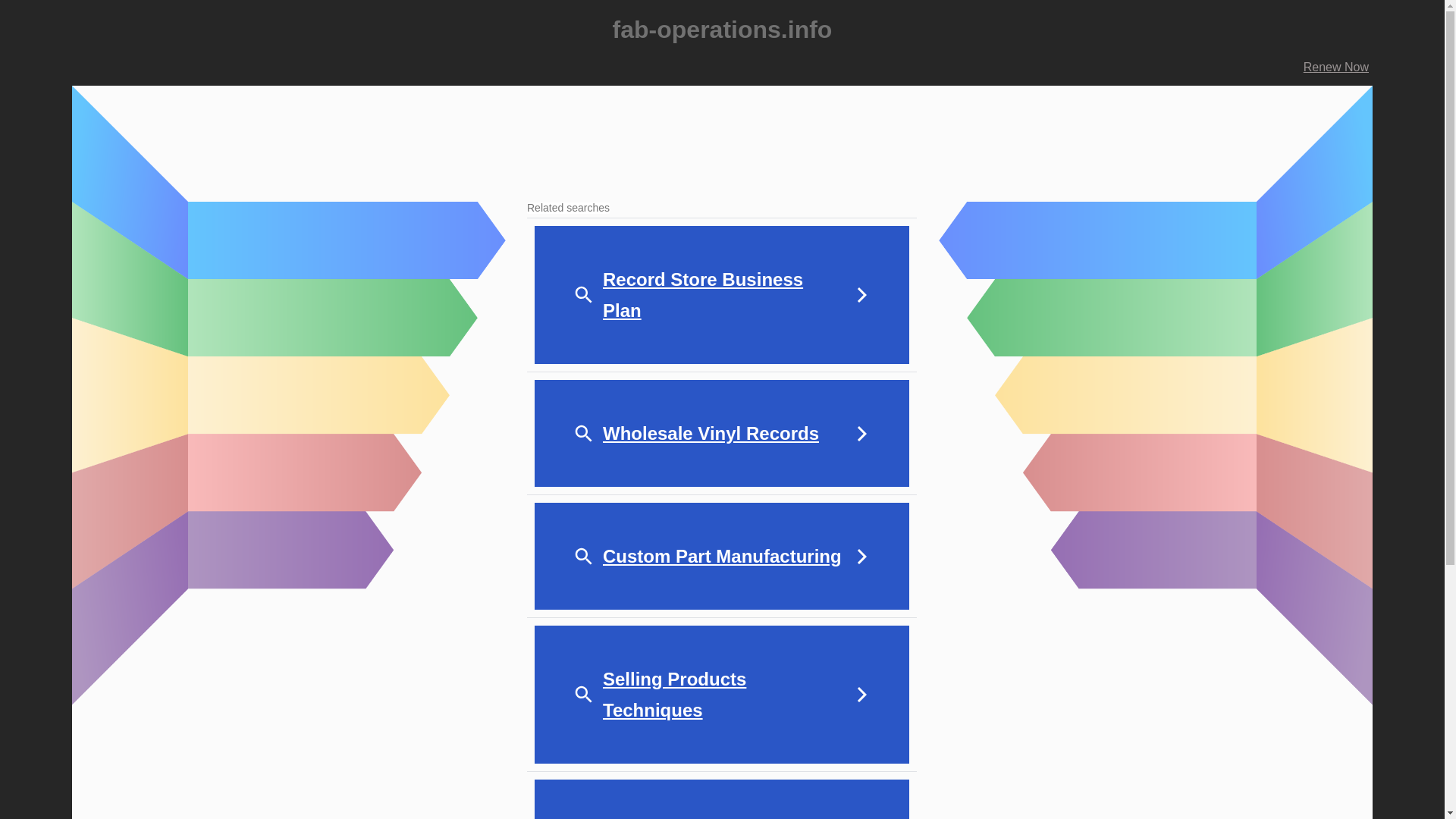 website screenshot of https://fab-operations.info/