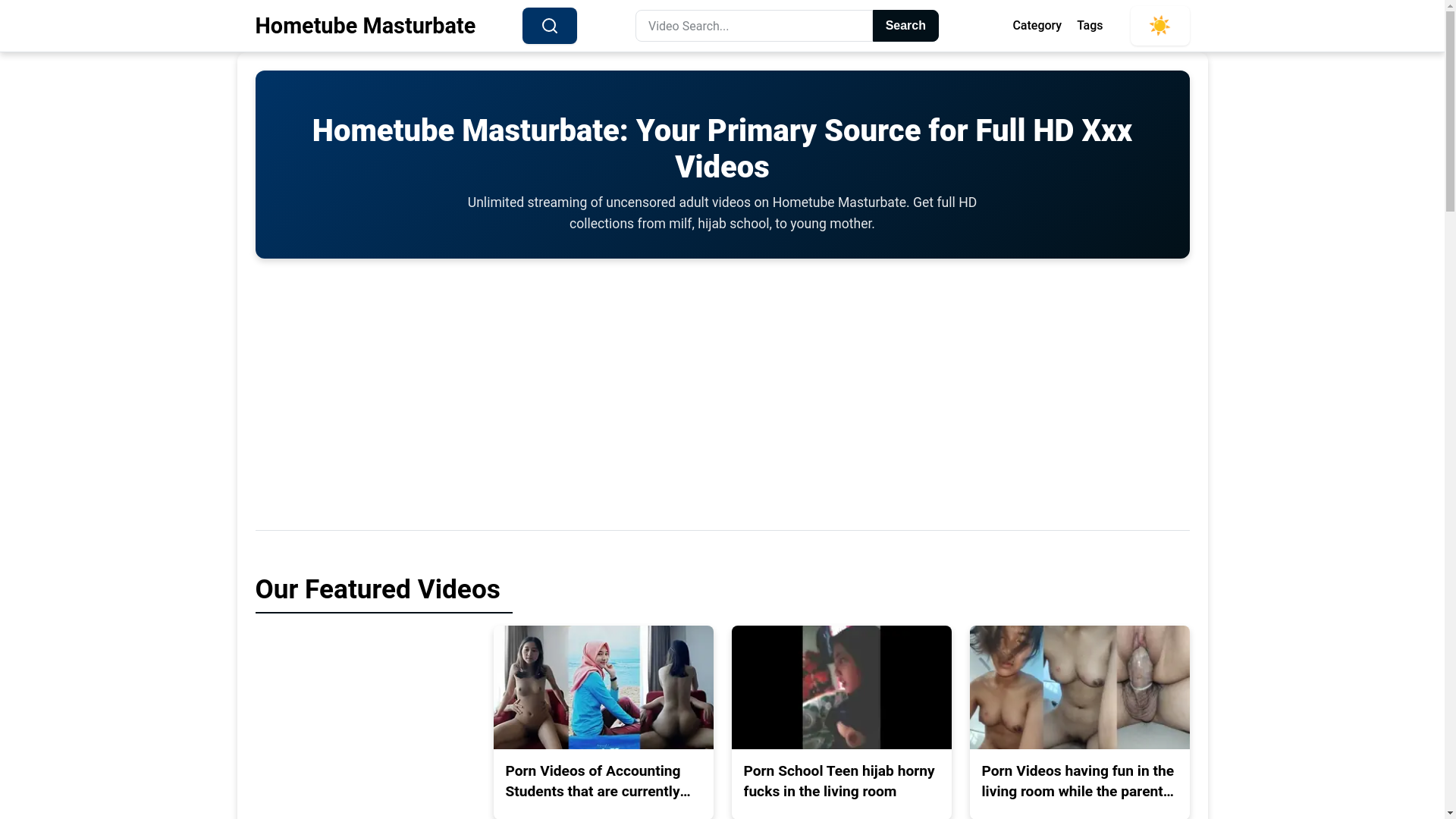 website screenshot of https://hometubemasturbate.pages.dev/