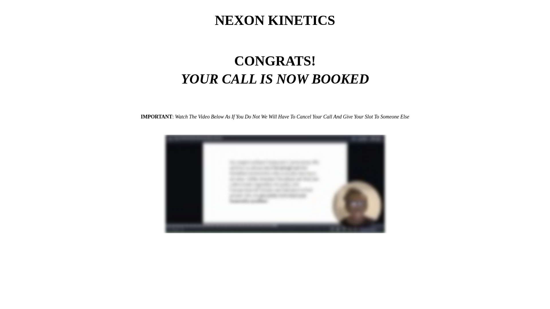 website screenshot of https://nexonkinetics.online/