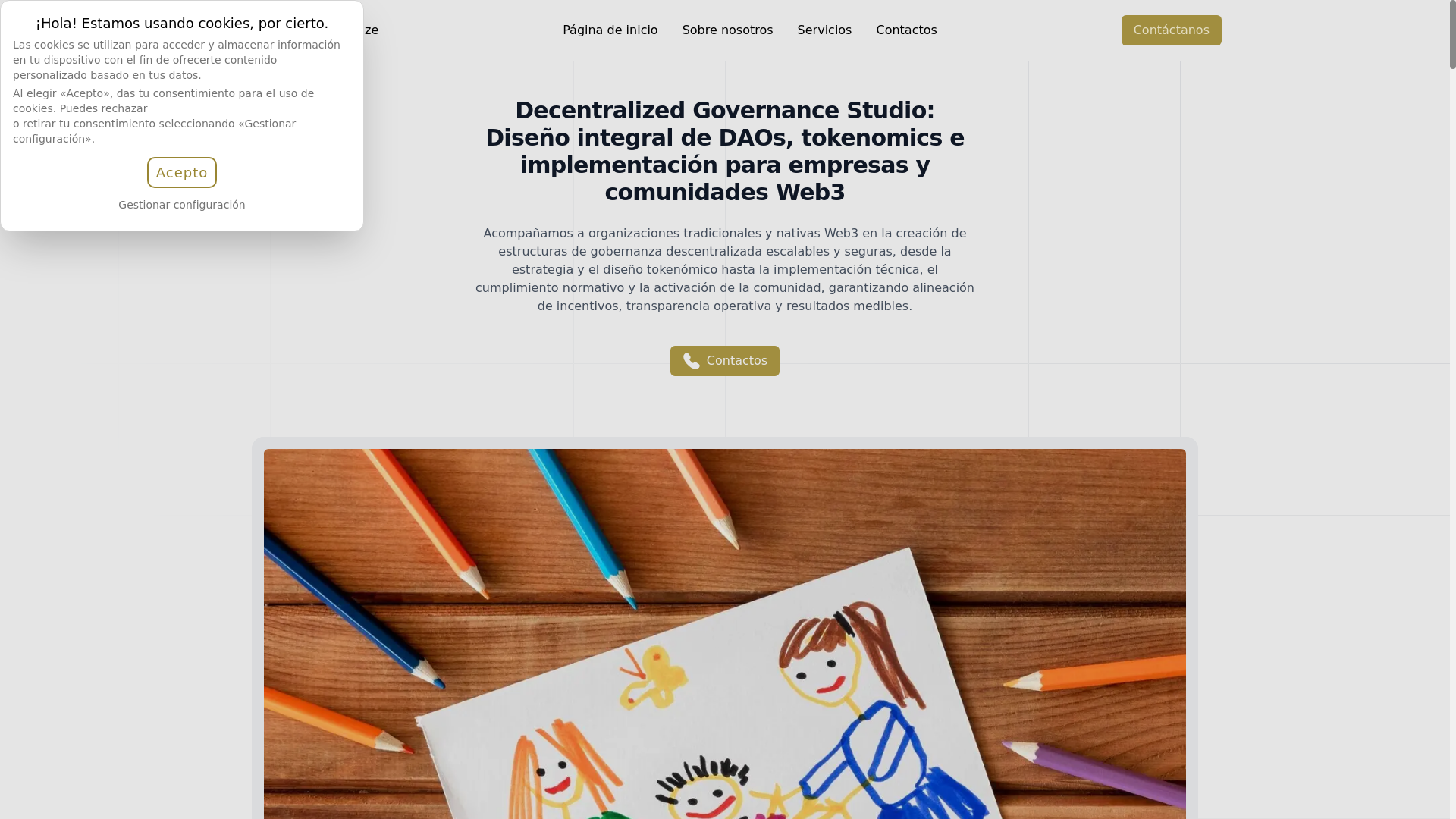 website screenshot of https://danrexmaterialize.info/