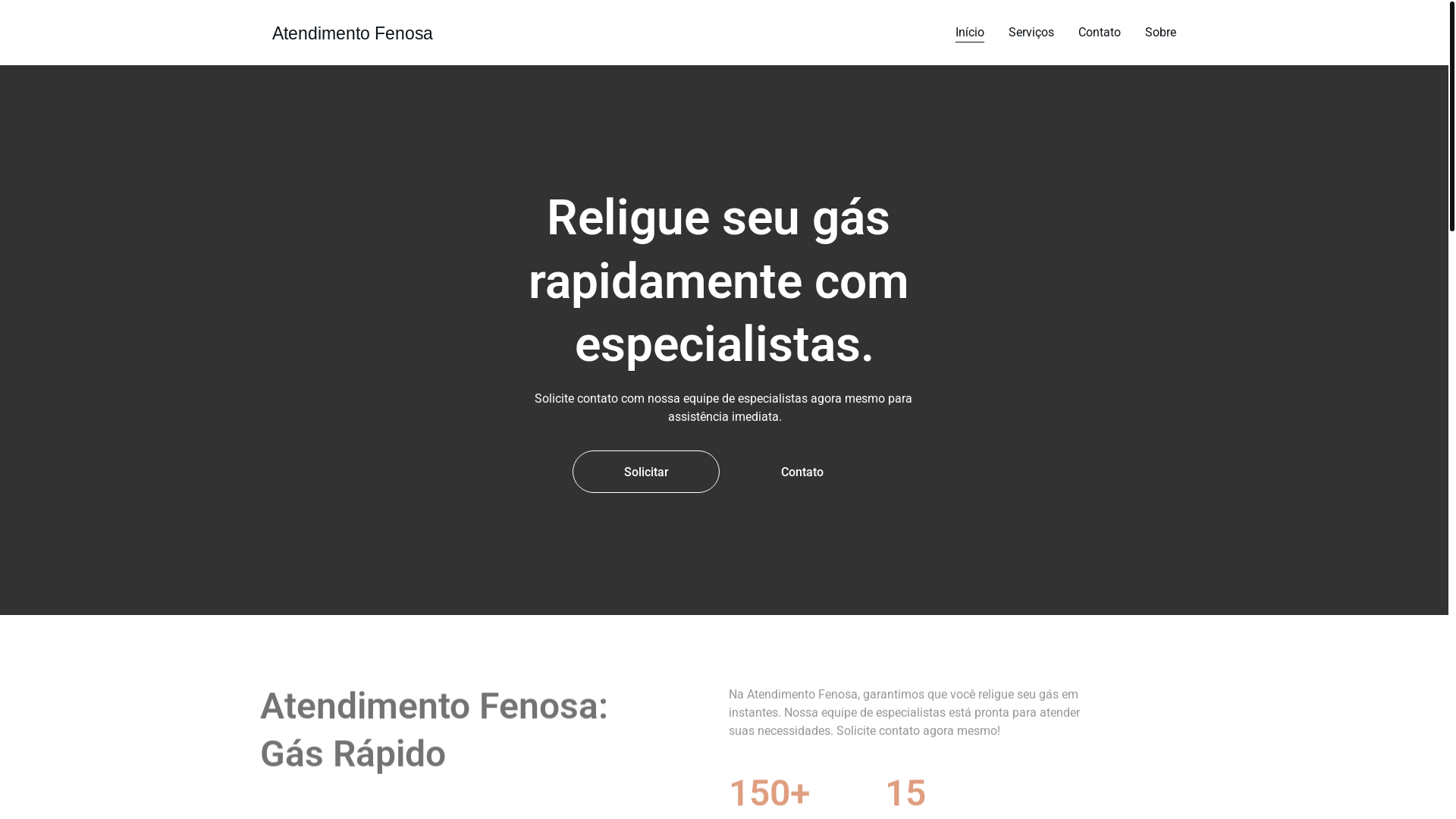 website screenshot of https://fenosaatendimento.com/