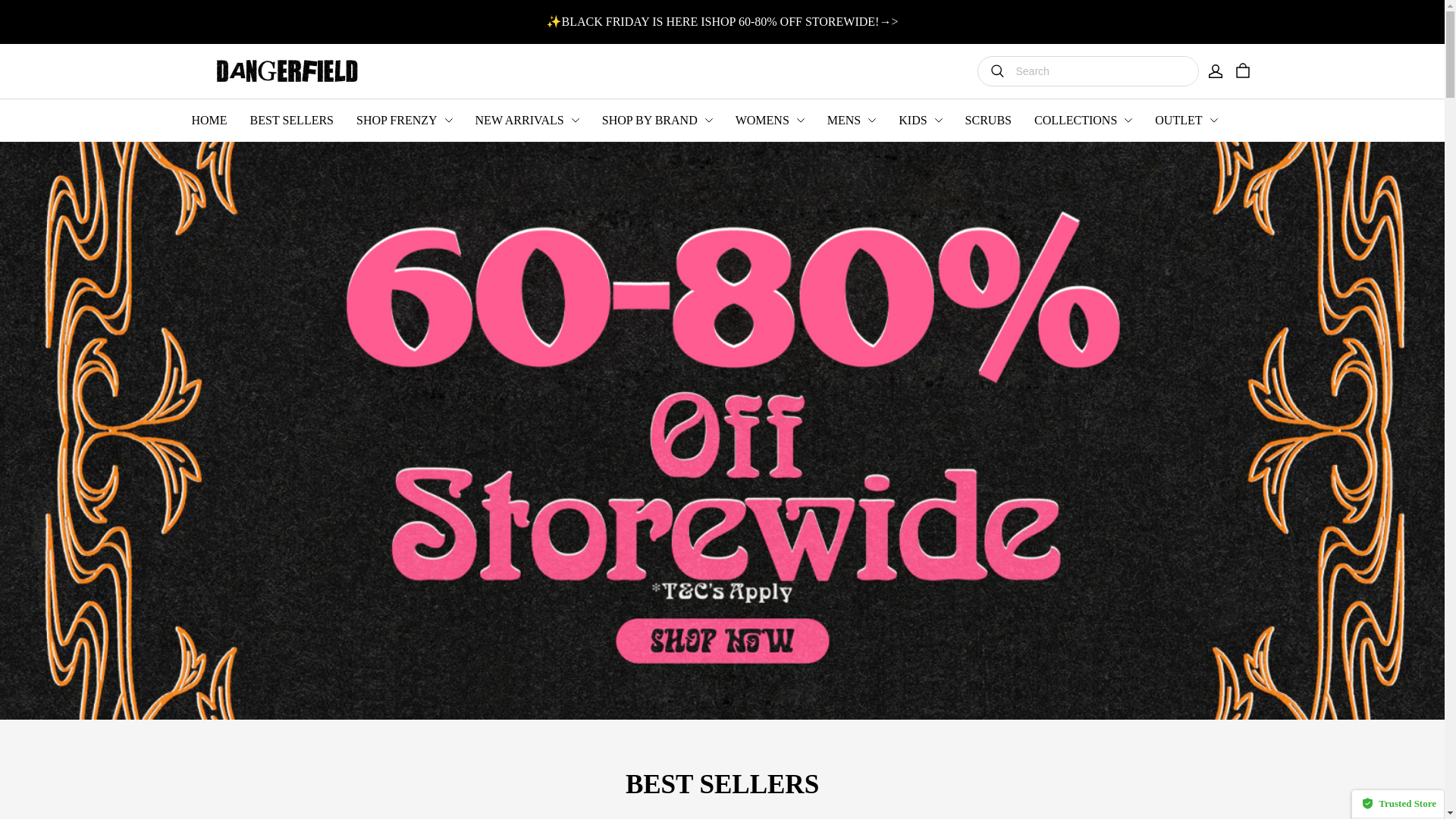 website screenshot of https://www.dangerfieldofficial.com/