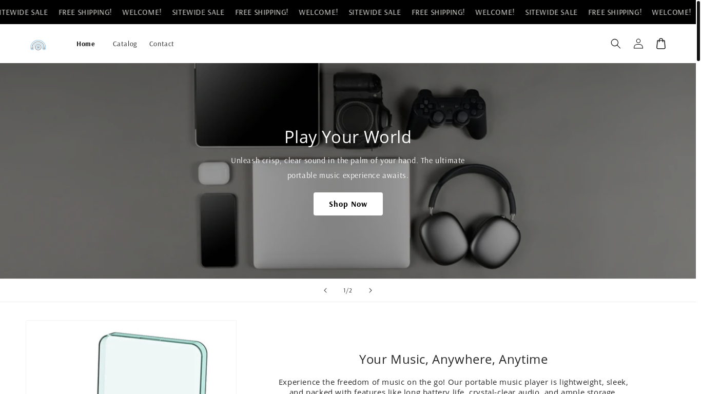 website screenshot of https://gatgetness.store/
