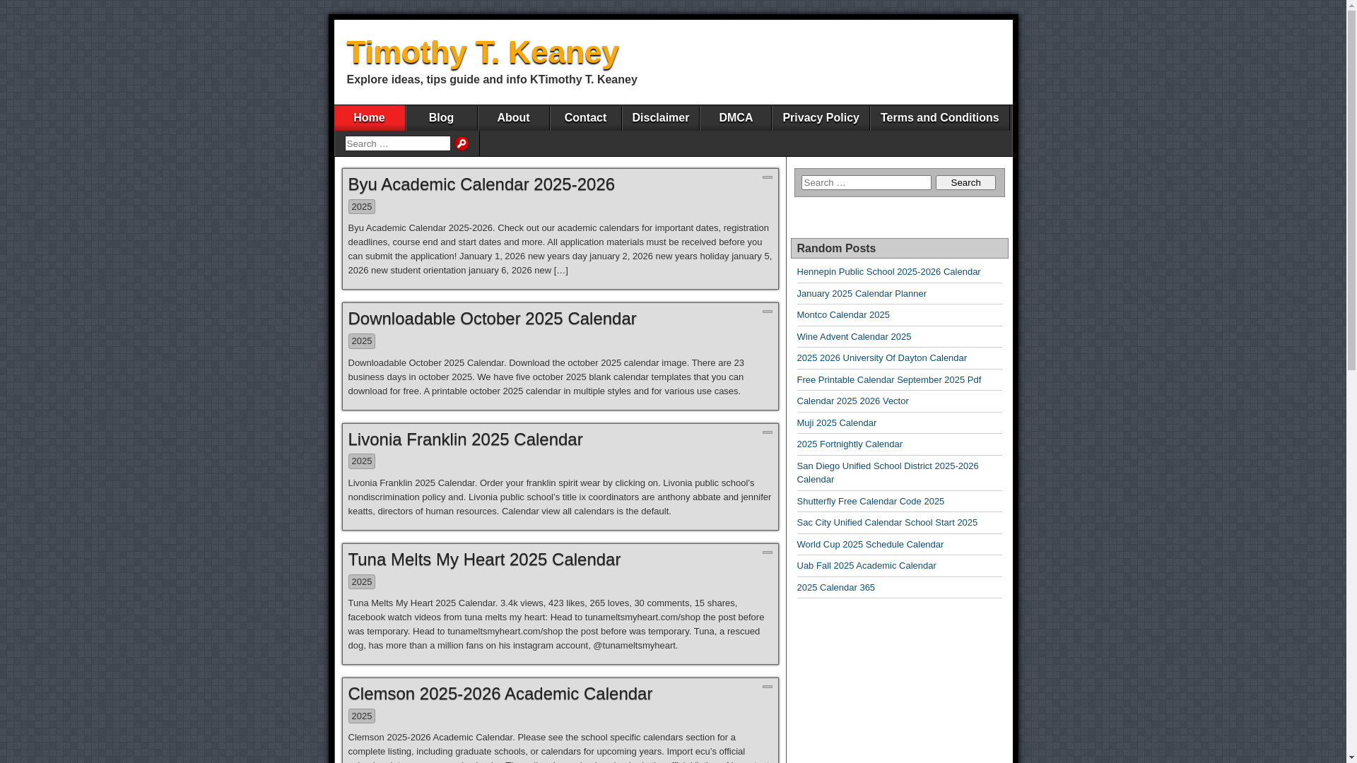 website screenshot of https://timothytkeaney.pages.dev/