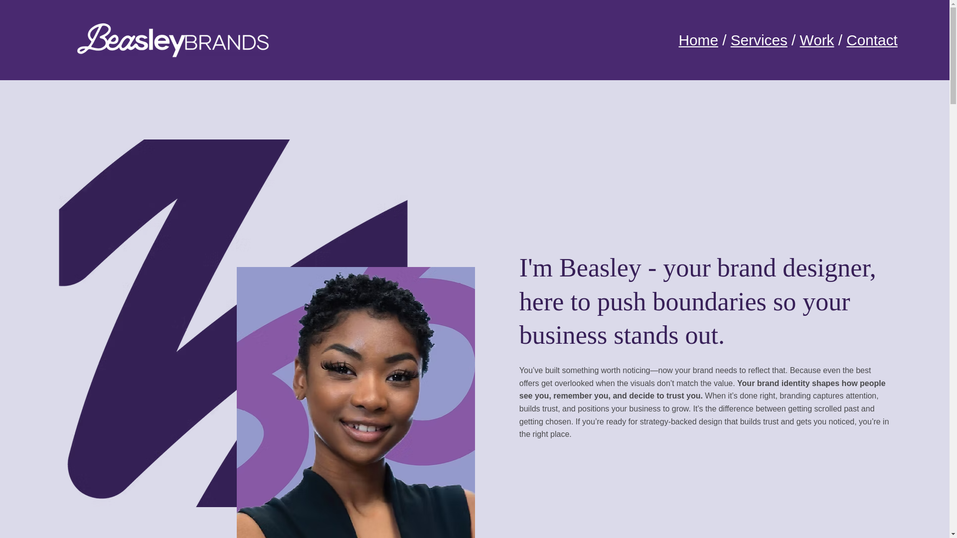 website screenshot of https://beasleybrands.com/