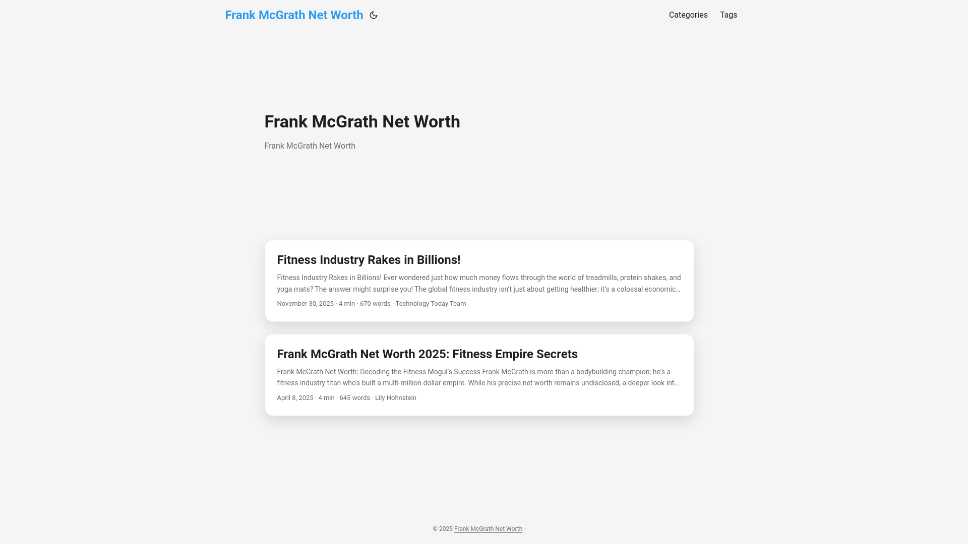 website screenshot of https://frank-mcgrath-net-worth.pages.dev/