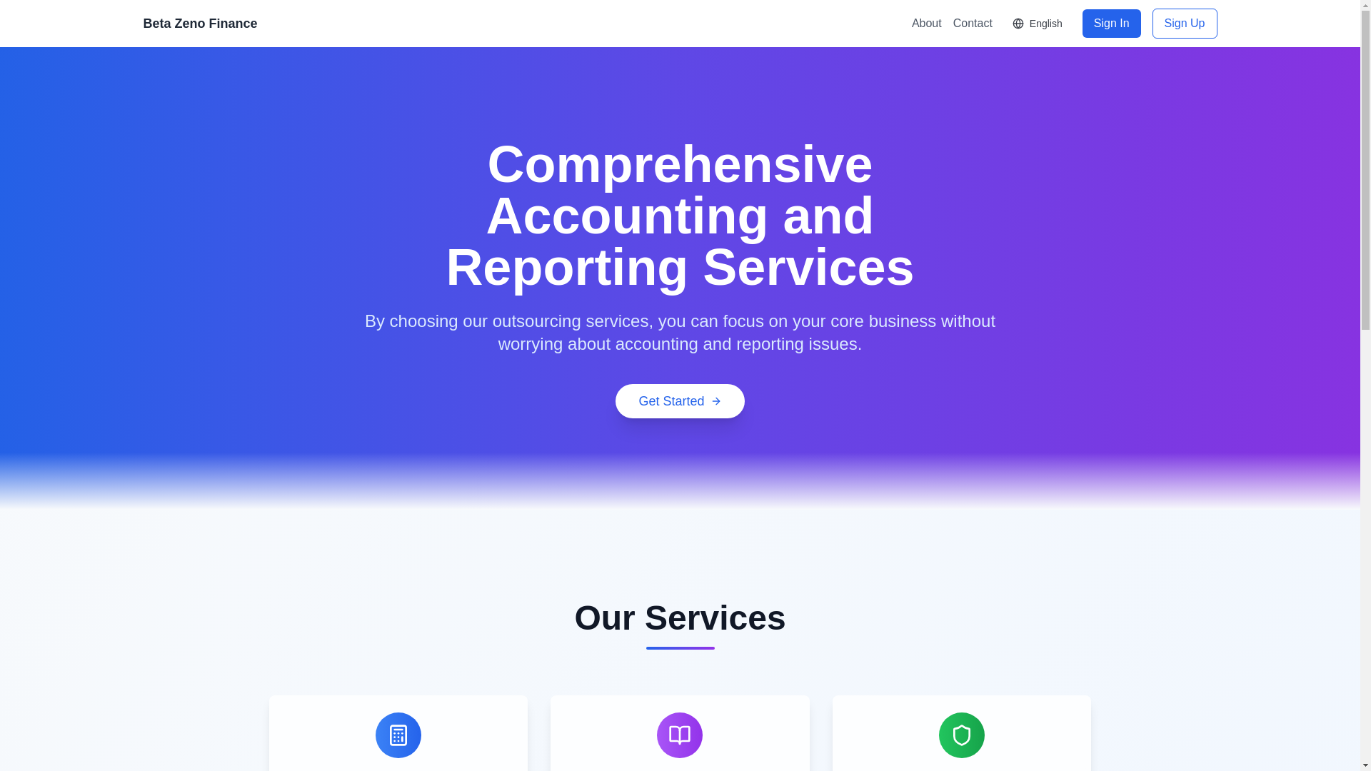 website screenshot of https://betazeno.com/