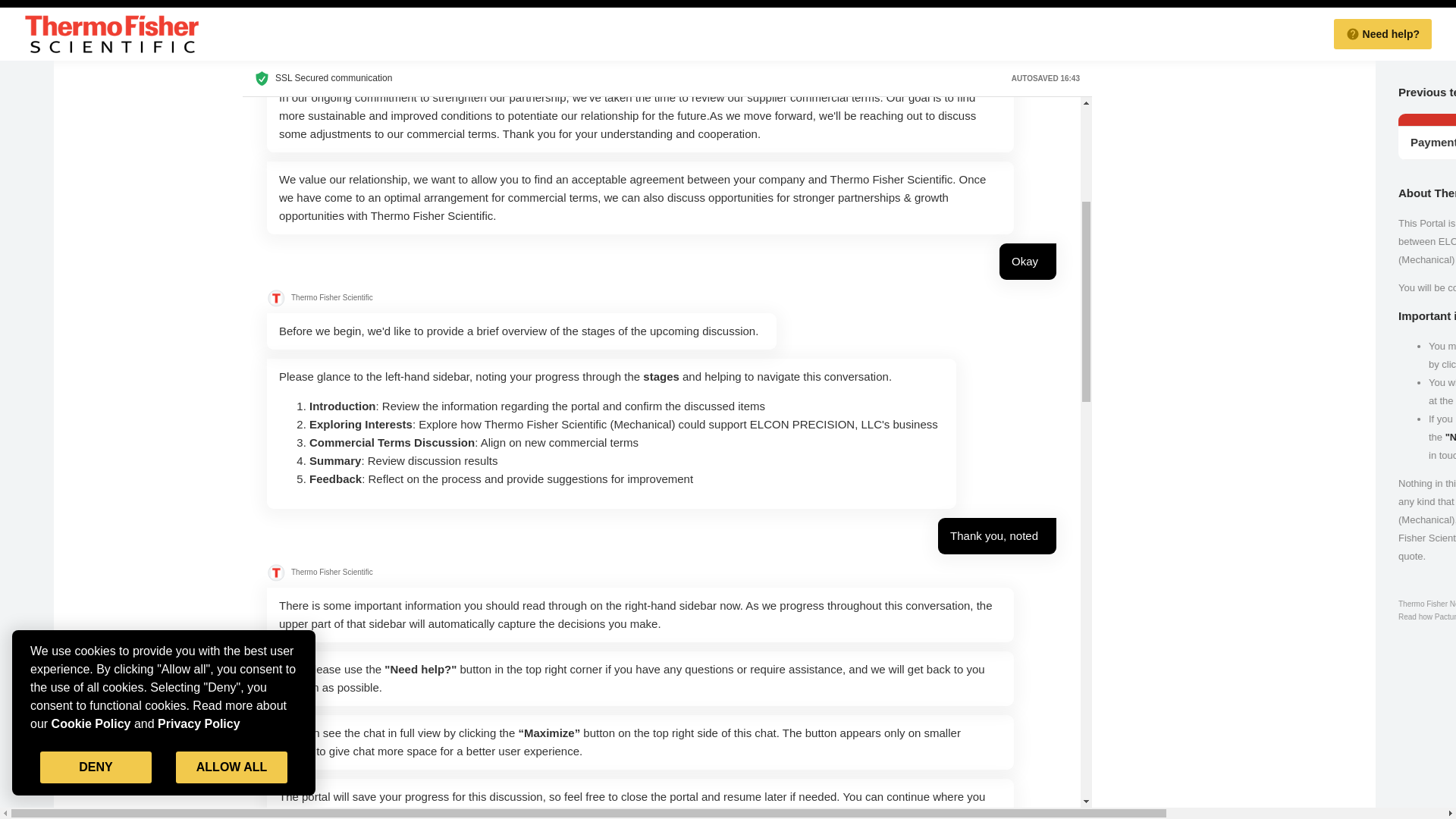 website screenshot of https://gcc02.safelinks.protection.outlook.com/?url=https%3A%2F%2Fchat.pactum.com%2Flink%2F1e8ef725-4e12-4585-8630-be21d74a0a28&data=05%7C02%7CJasen.langtech%40elconprecision.com%7C9c7f5fc7da0840b171cb08ddc93eb59f%7C2552c6426f054d39b785c7014e368d13%7C0%7C0%7C638887993387234138%7CUnknown%7CTWFpbGZsb3d8eyJFbXB0eU1hcGkiOnRydWUsIlYiOiIwLjAuMDAwMCIsIlAiOiJXaW4zMiIsIkFOIjoiTWFpbCIsIldUIjoyfQ%3D%3D%7C0%7C%7C%7C&sdata=CaQwIBAGIVk%2BEI6SsbMi%2F5j4oV9BDtpHIF6pVksvD1k%3D&reserved=0