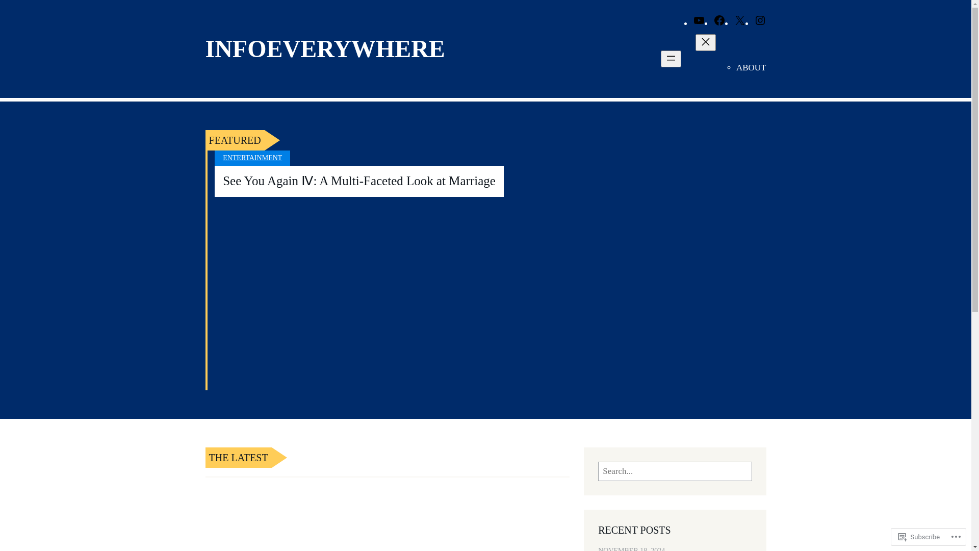website screenshot of https://infoeverywhere.blog/