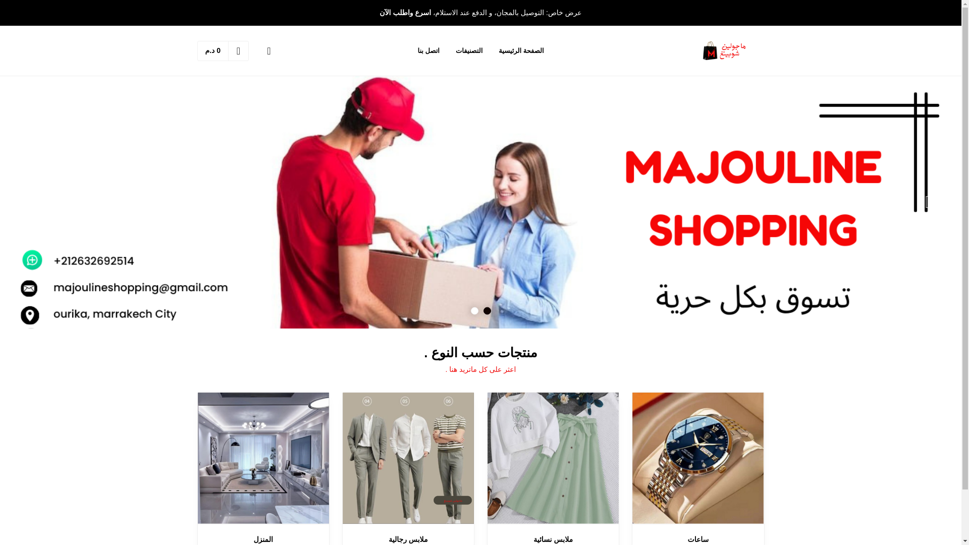 website screenshot of https://electromajouline.com/