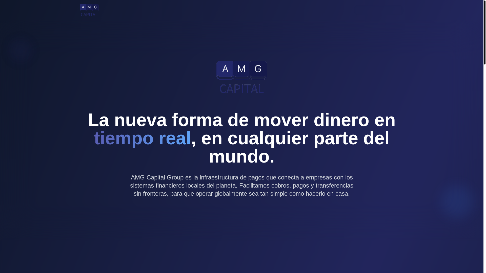 website screenshot of https://amgcapital.com.ar/
