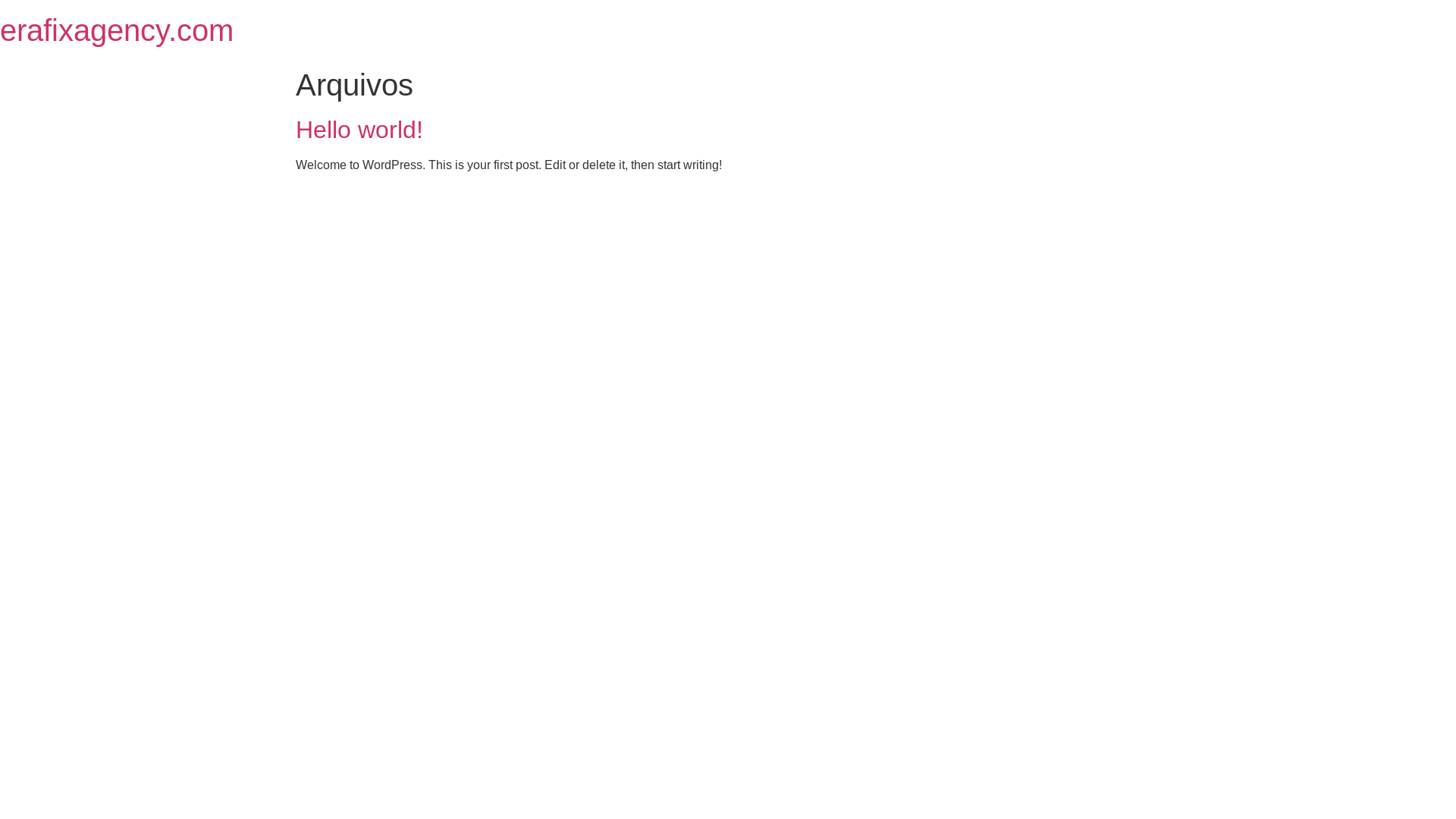 website screenshot of https://erafixagency.com/