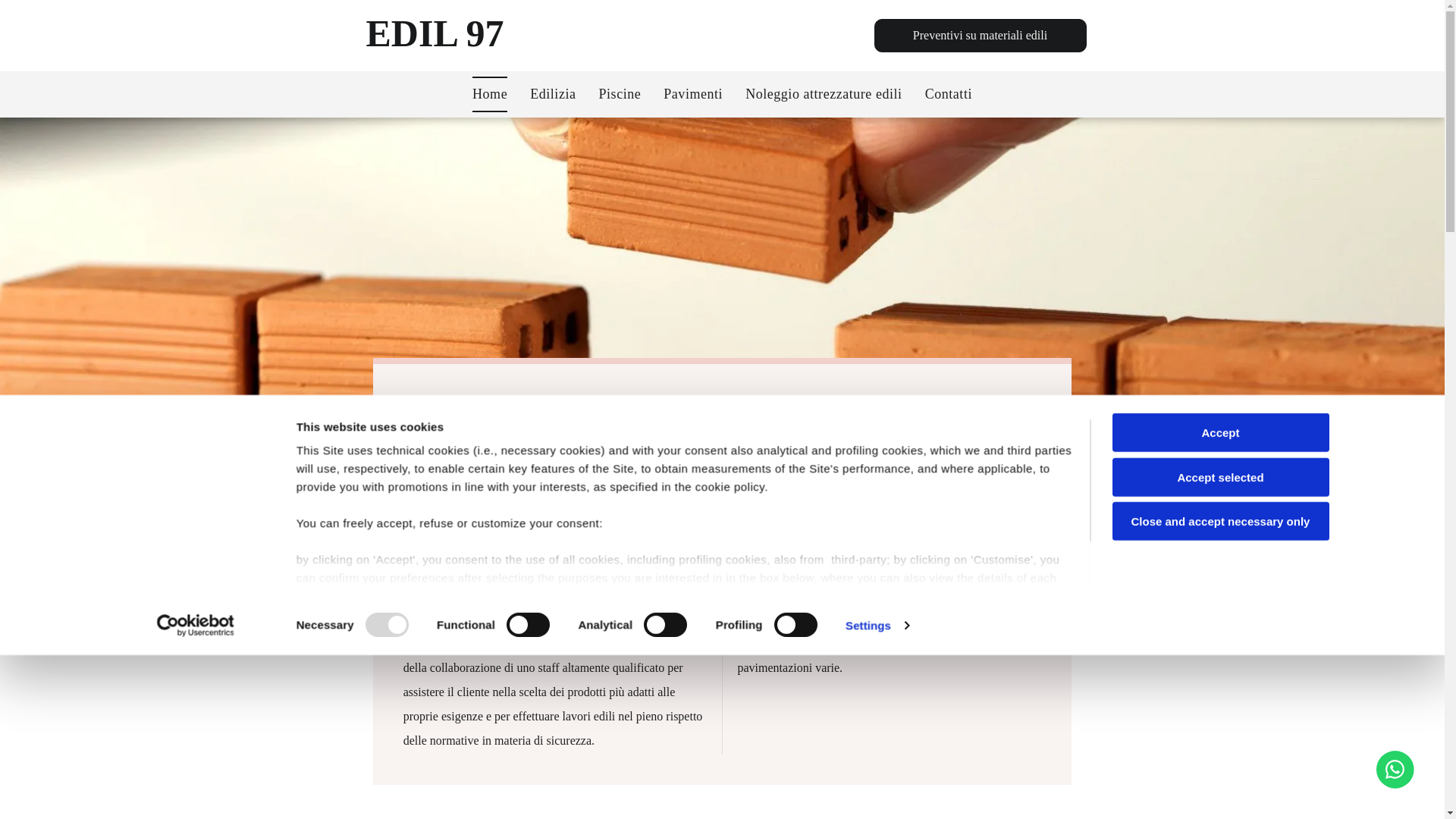 website screenshot of https://edil97.it