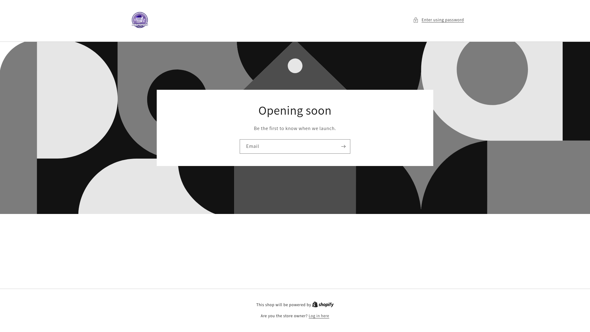 website screenshot of https://alluramartproduct.store/