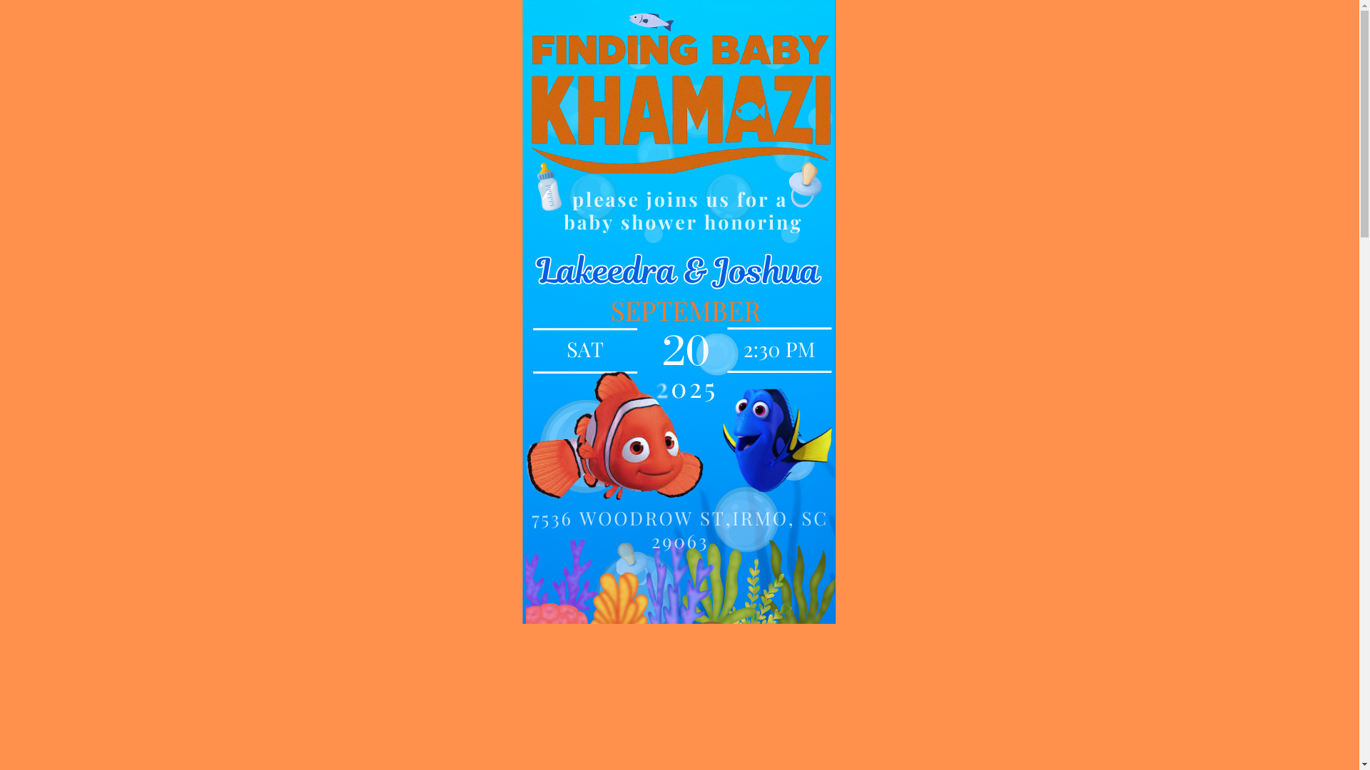 website screenshot of https://miltonbabyshowerinvite.com/