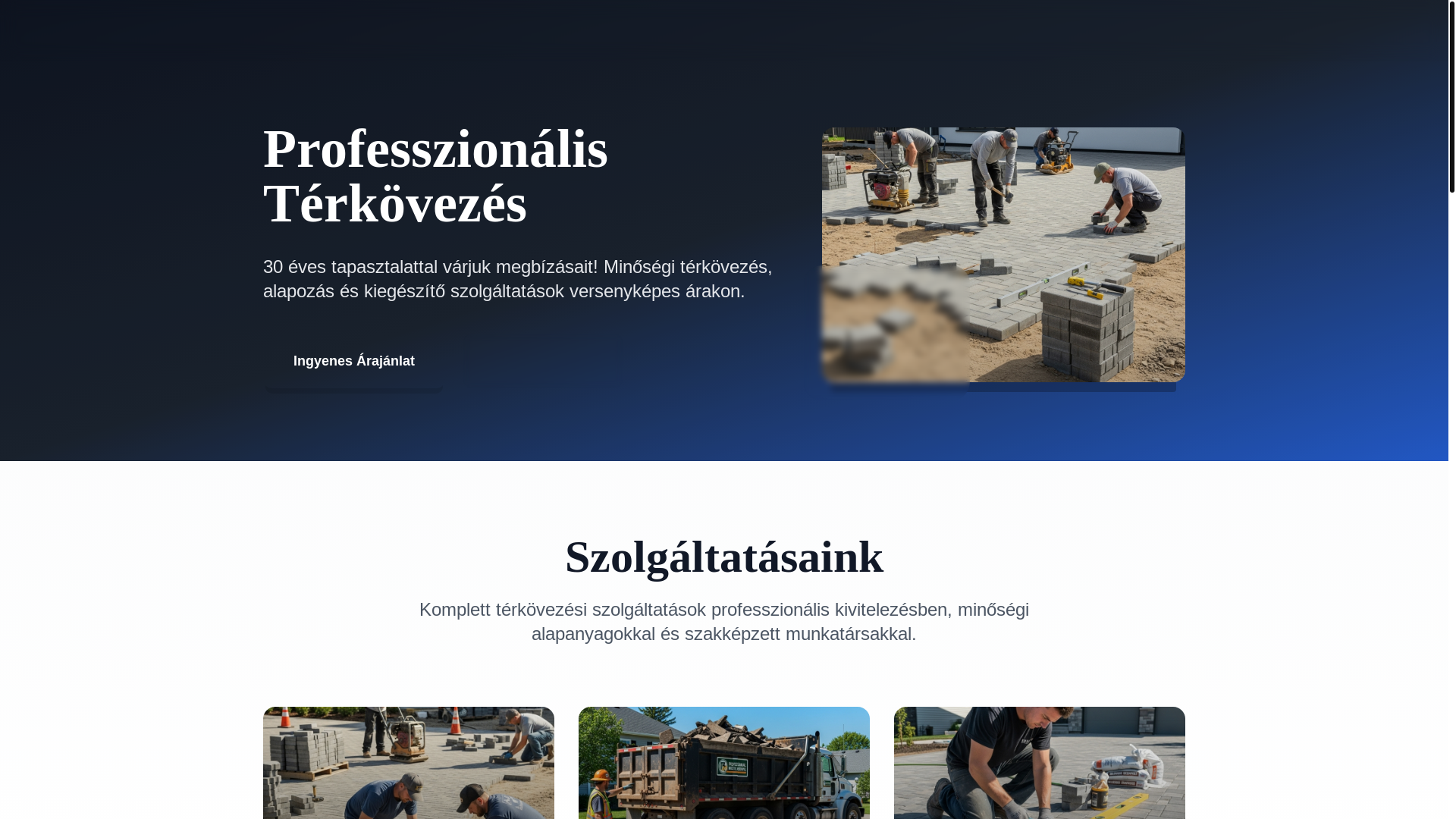 website screenshot of https://goldterko.hu/