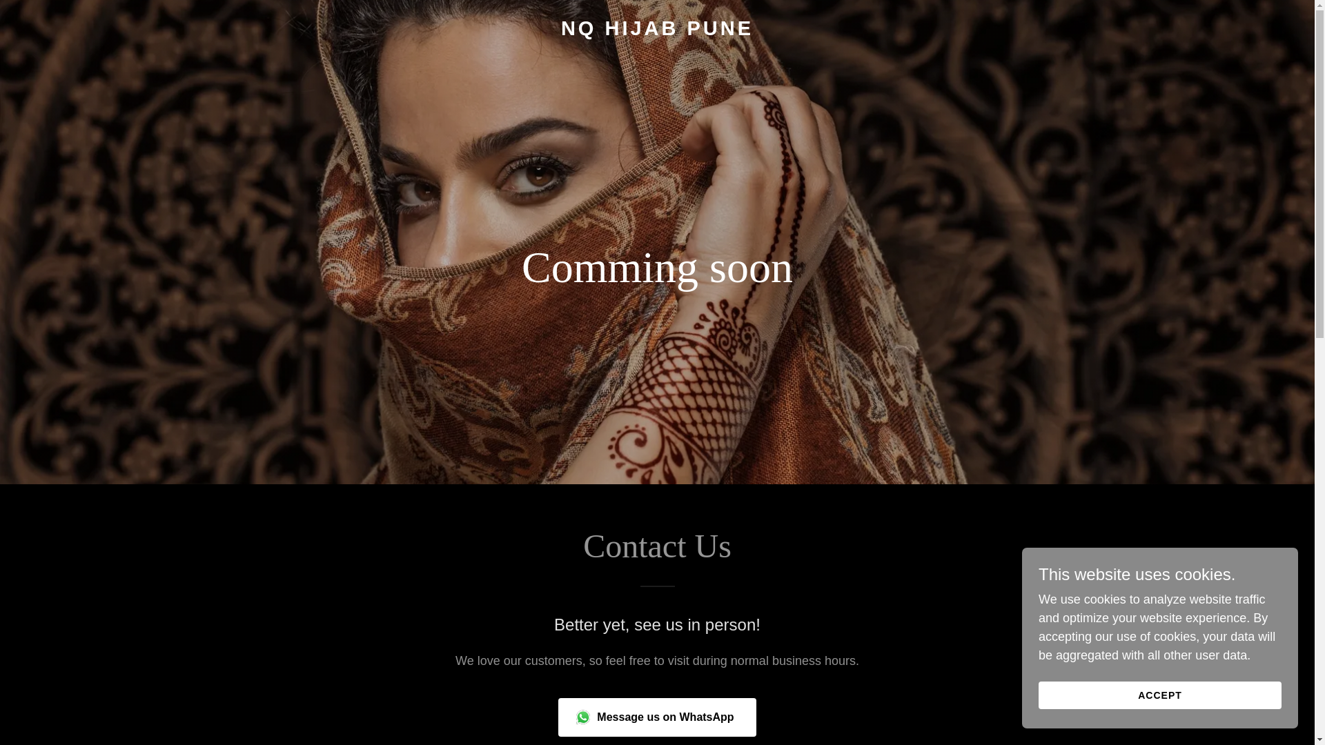 website screenshot of https://nqhijabpune.com/