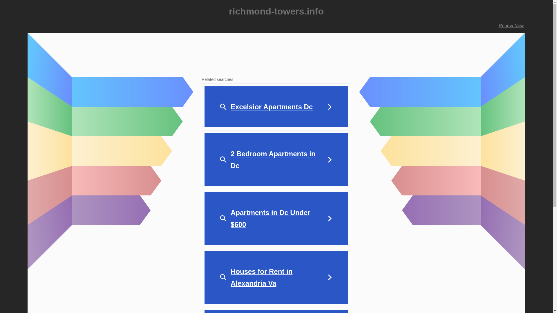 website screenshot of https://richmond-towers.info/