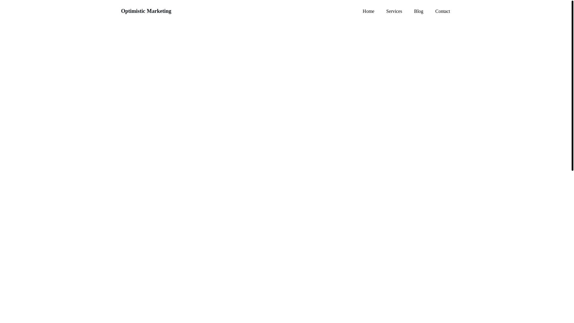 website screenshot of https://optimisticmktg.com/