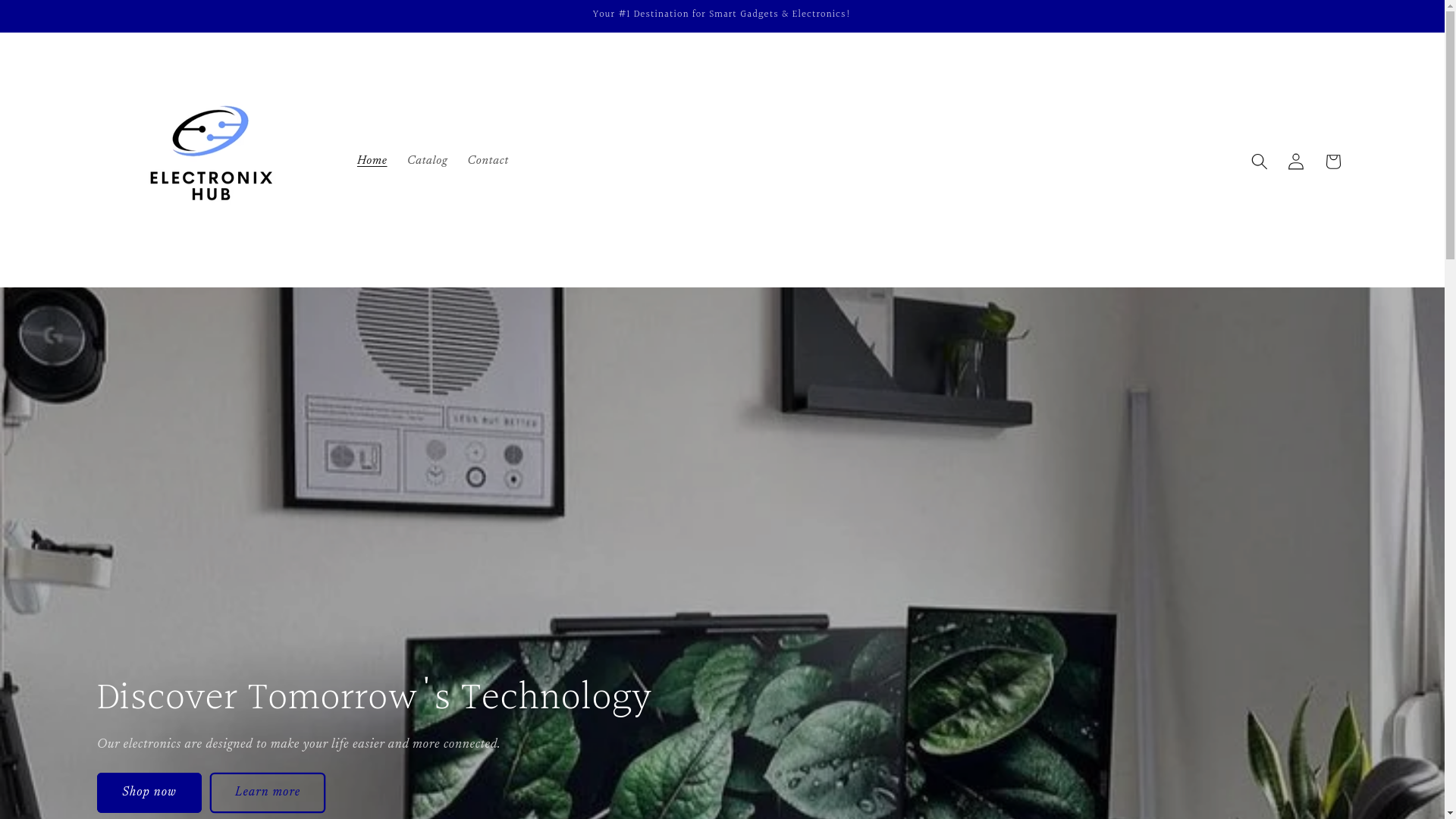 website screenshot of https://electronixhubb.com/