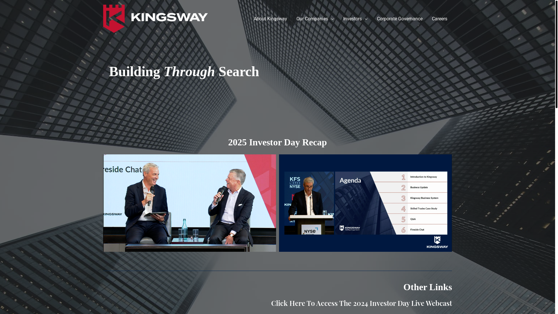 website screenshot of https://kingswayfinancialteam.com/