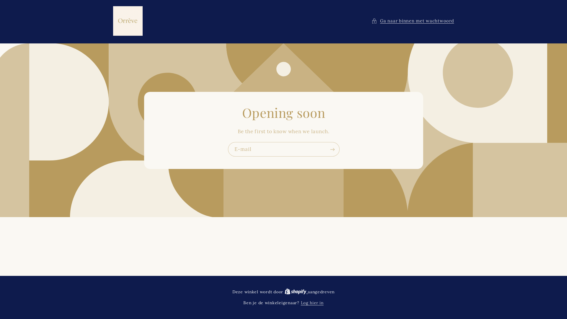website screenshot of https://orreve.nl/