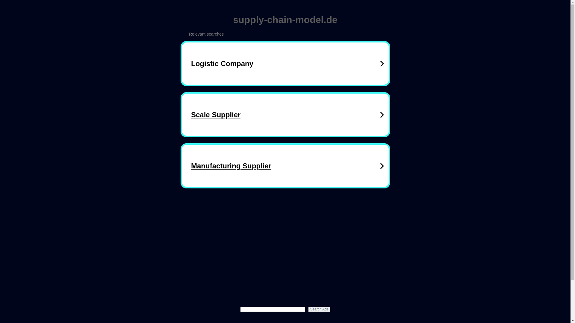 website screenshot of https://supply-chain-model.de/