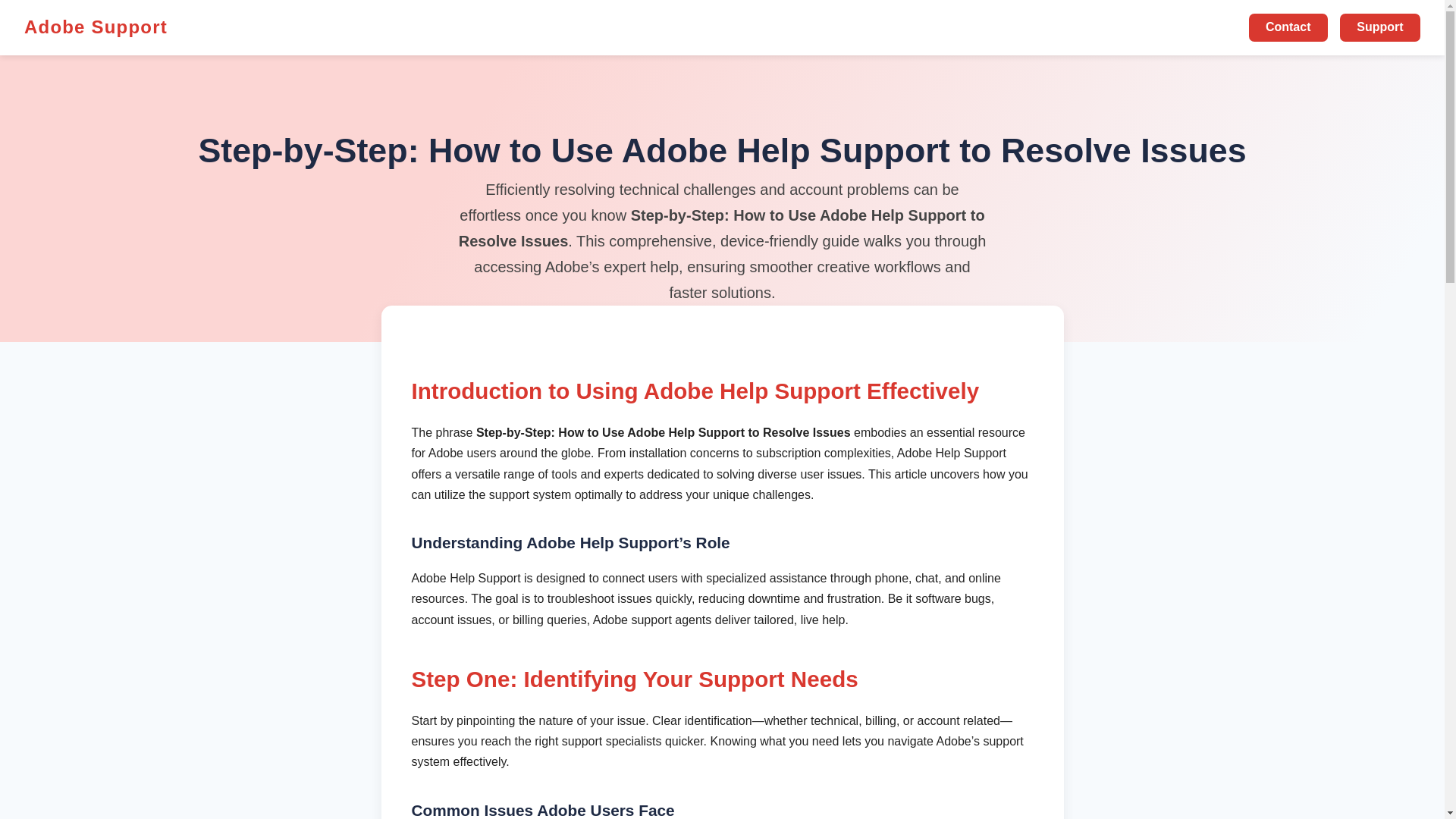 website screenshot of https://adobe-care.pages.dev/