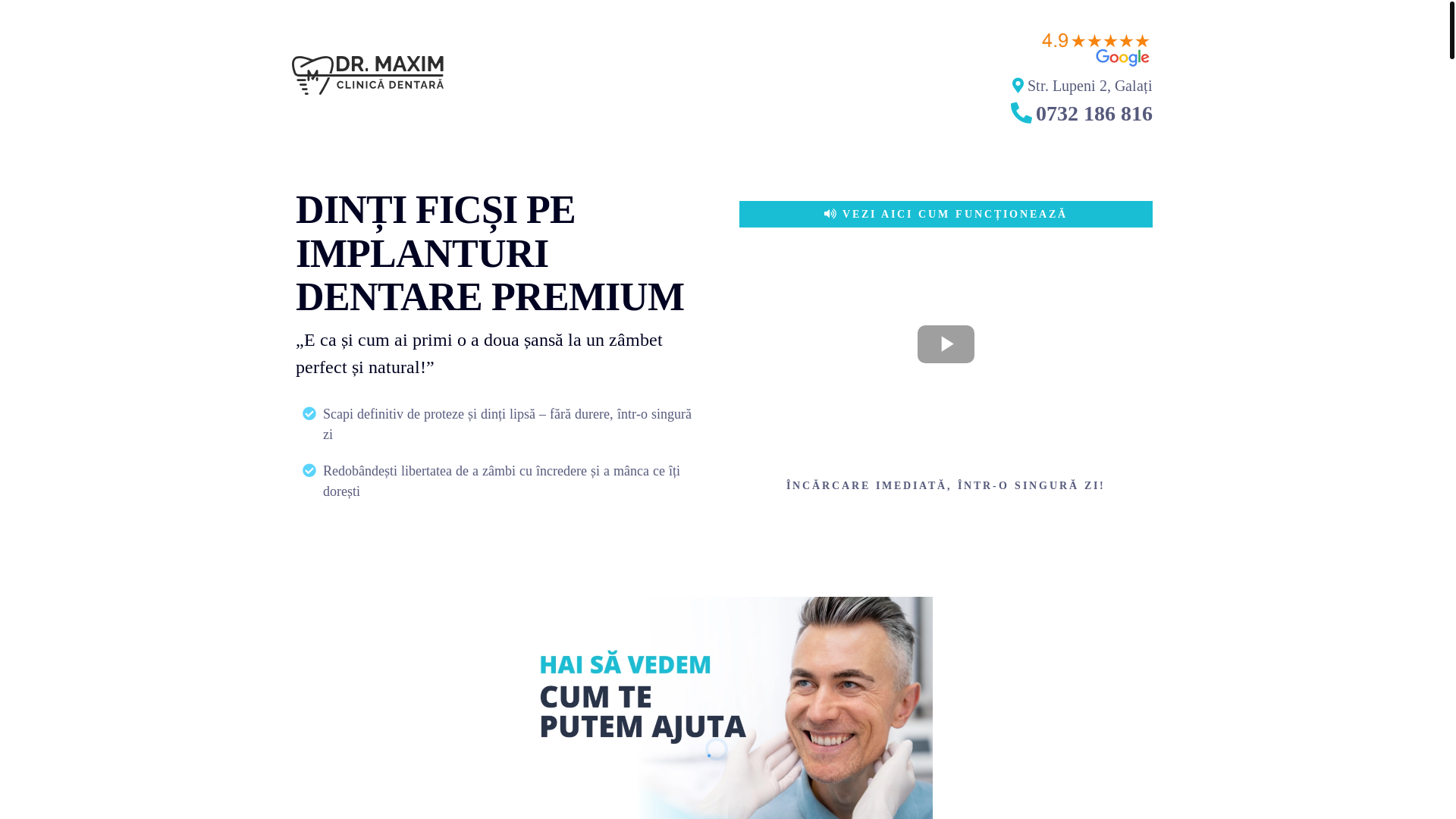 website screenshot of https://clinicadrmaxim.com/