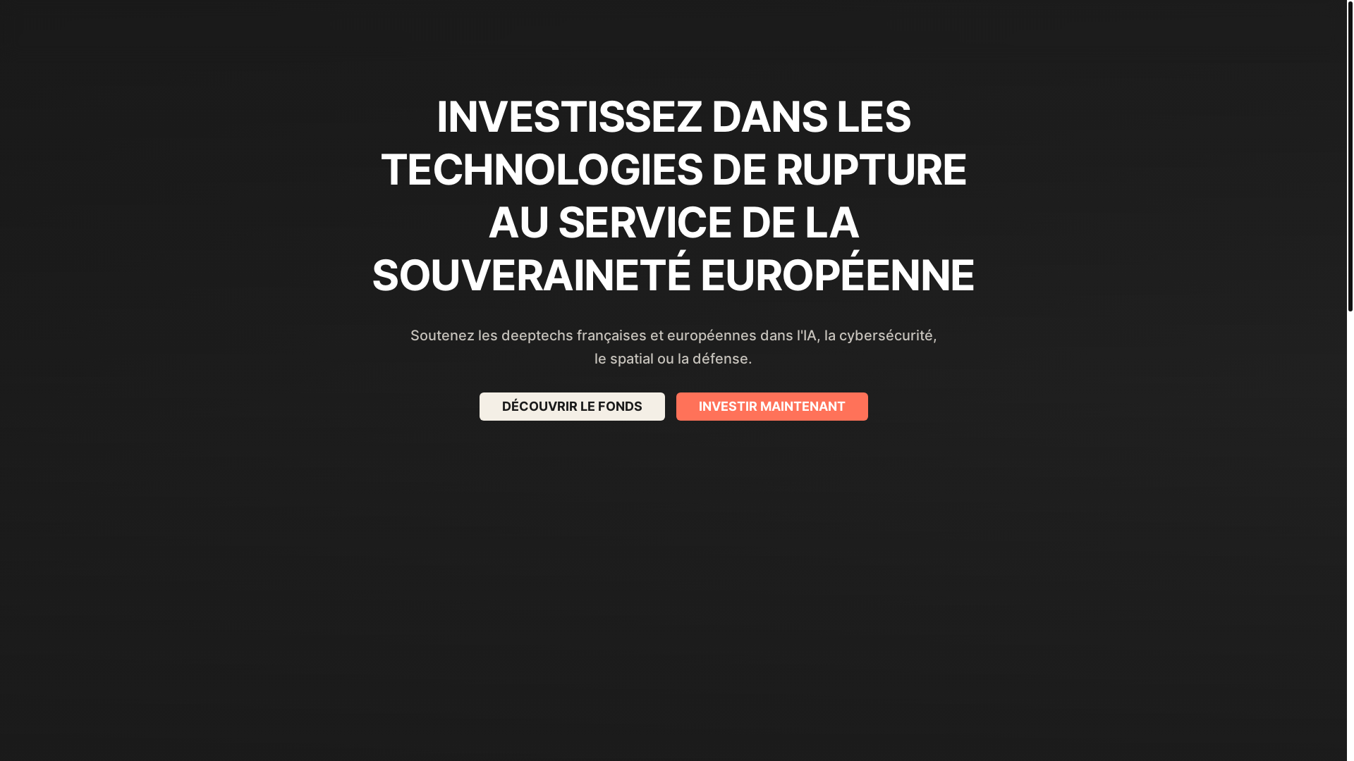 website screenshot of https://technosouveraines.fr/