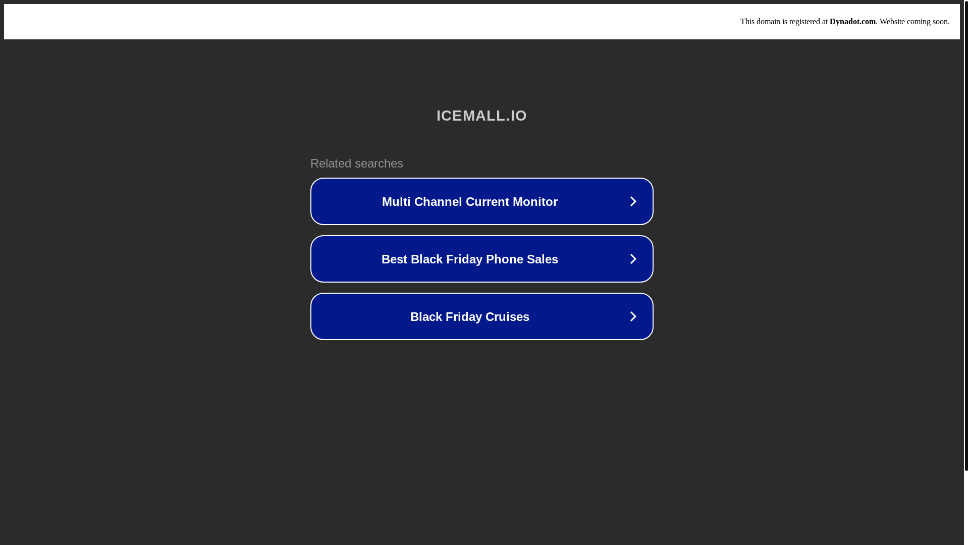 website screenshot of https://icemall.io/