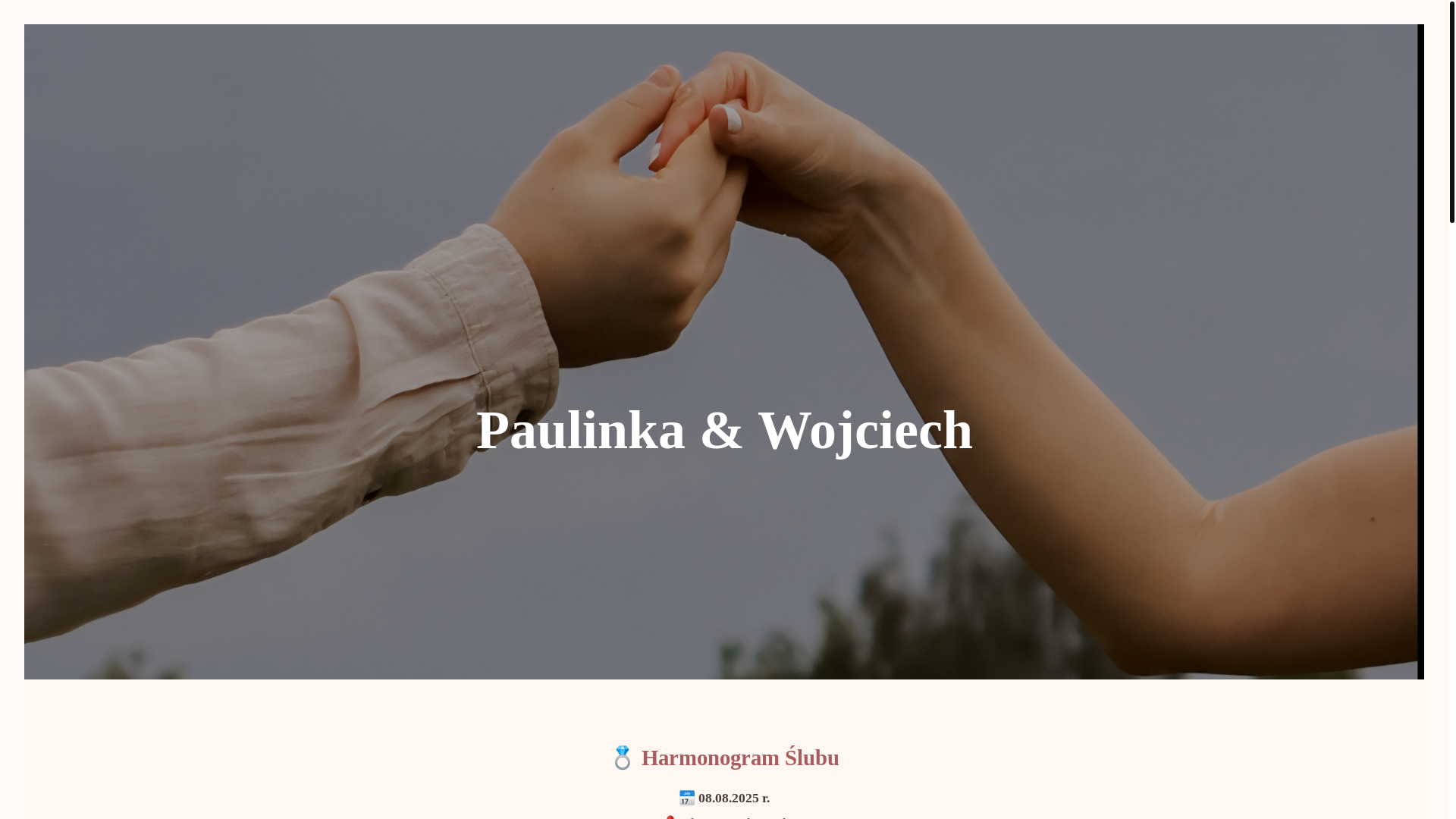 website screenshot of https://paulinkaiwojtek.pl/