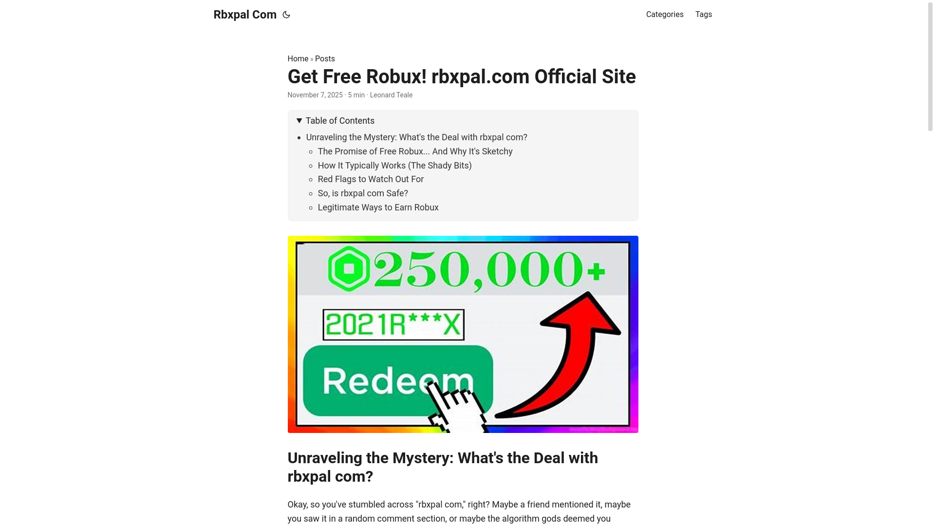 website screenshot of https://rbxpal-com2.pages.dev/