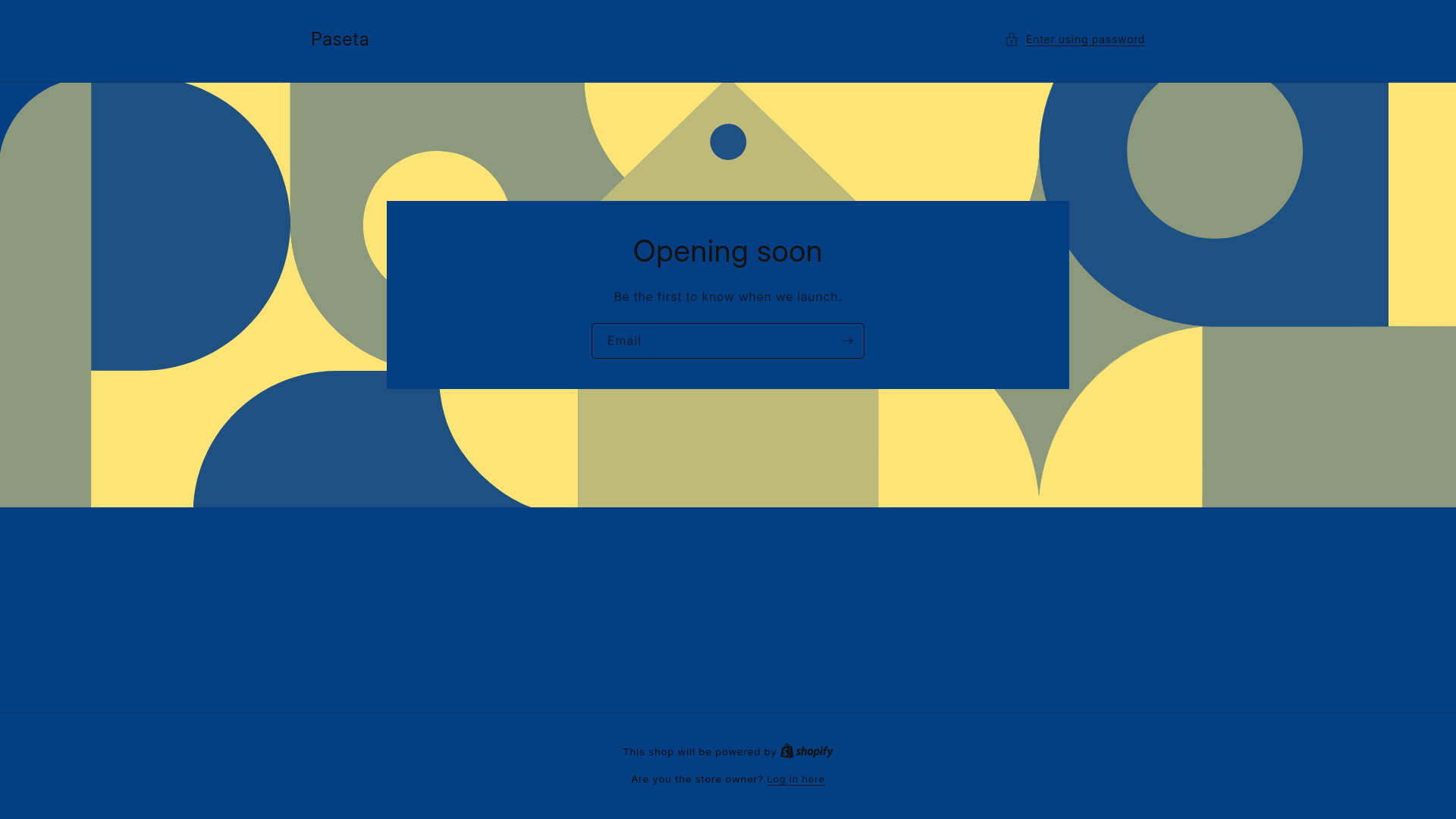 website screenshot of https://paseta.it/
