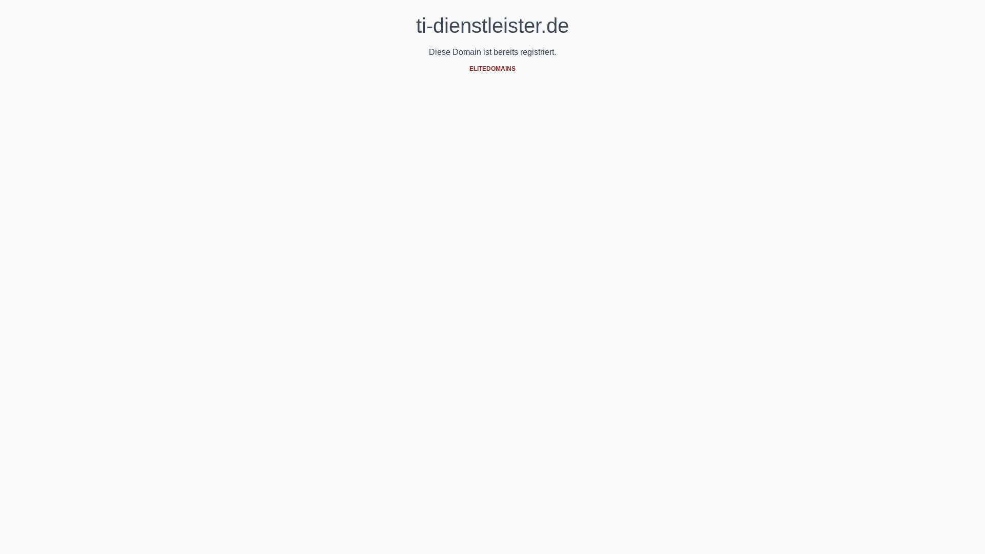 website screenshot of https://ti-dienstleister.de/