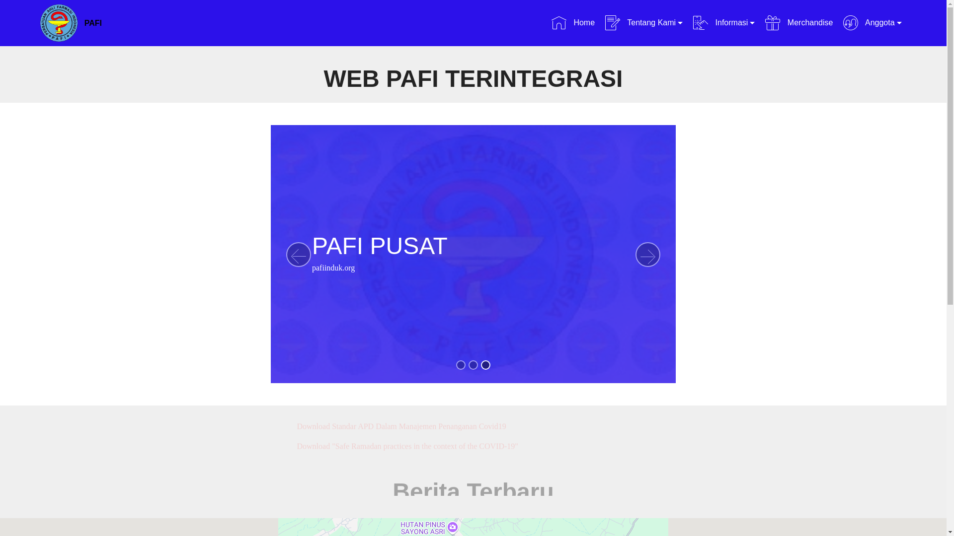 website screenshot of https://pafi-kintamani-org.pages.dev/